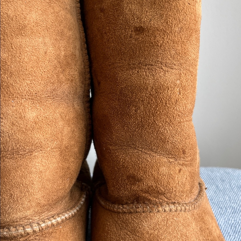 Ugg Ultra Tall Braided Back 5245 New Zealand‎ Label Sheepskin Rubber Sole Tasman - Picture 9 of 14